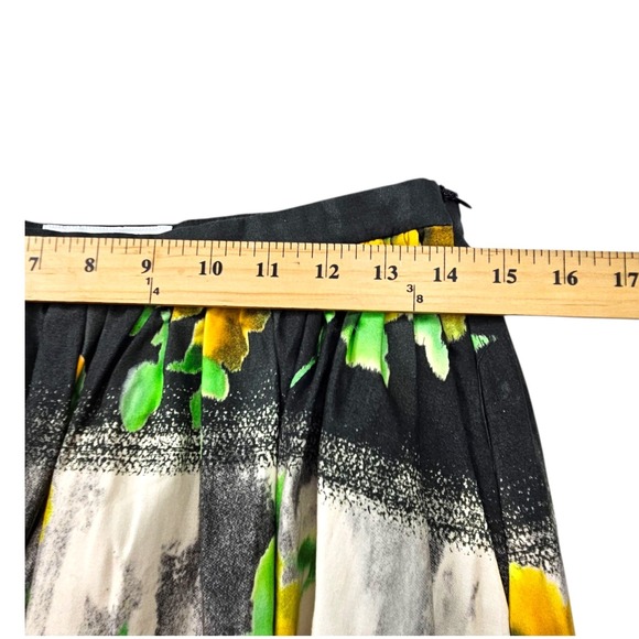 Zara Skirt Womens Medium High Waist Midi Floral ZW Collection Artsy Romantic - Picture 8 of 9